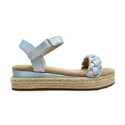 Miss April Wedge Sandal in Iridescent - Kids - Yosi Samra  - Kids' Sandals