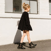 Miss Dallas Gem Western Boot in Black - Kids - Yosi Samra  - Kids' Boots