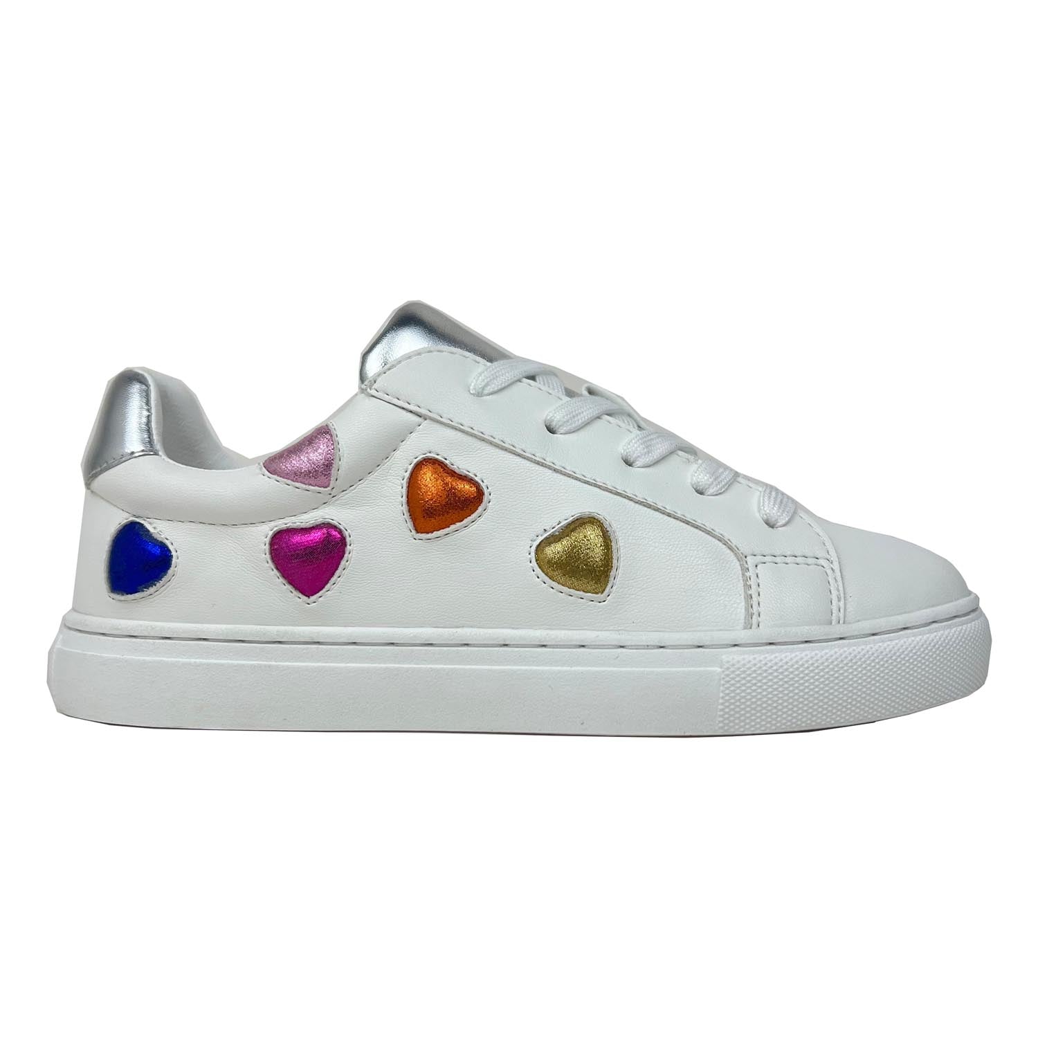Miss Gaia Hearts Sneaker in Multicolor - Kids - Yosi Samra  - Kids' Sneakers