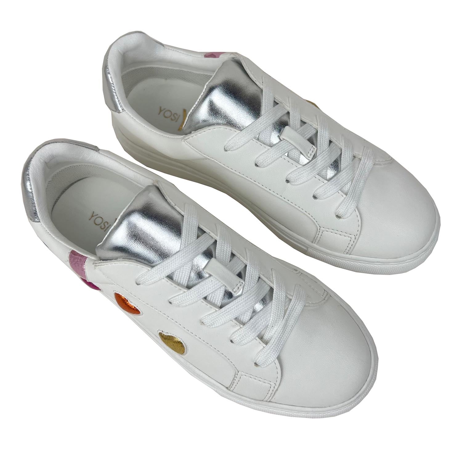 Miss Gaia Hearts Sneaker in Multicolor - Kids - Yosi Samra  - Kids' Sneakers