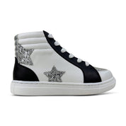 Miss Hannah Sneaker in Black & White - Kids - Yosi Samra  - Kids' Sneakers