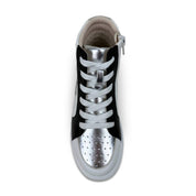 Miss Hannah Sneaker in Black & White - Kids - Yosi Samra  - Kids' Sneakers