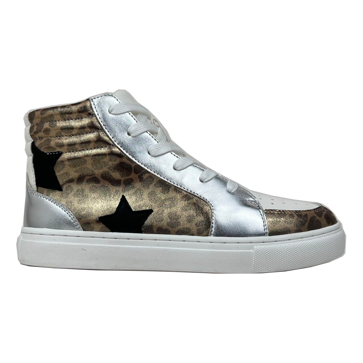 Miss Hannah Sneaker in Leopard - Kids - Yosi Samra  - Kids' Sneakers