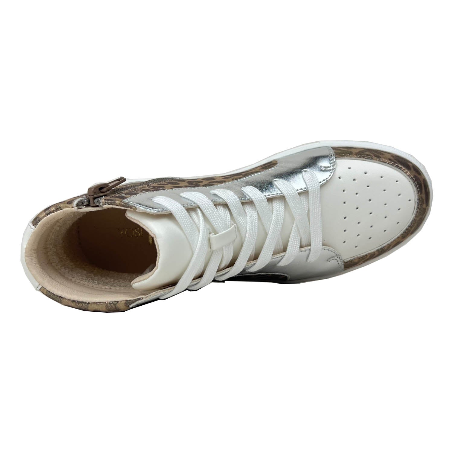 Miss Hannah Sneaker in Leopard - Kids - Yosi Samra  - Kids' Sneakers
