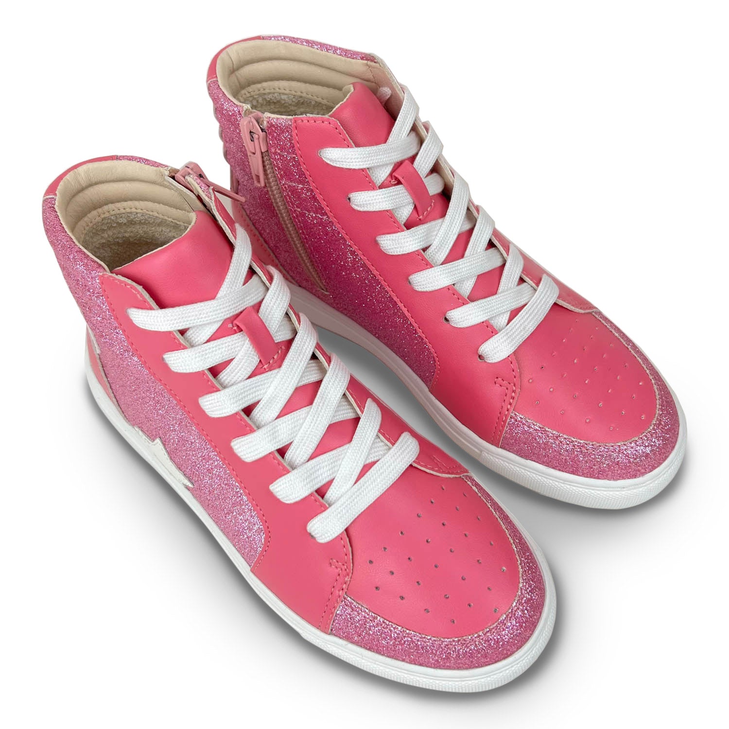Miss Hannah Sneaker in Hot Pink - Kids - Yosi Samra  - Kids' Sneakers