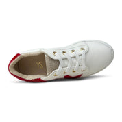 Miss Harper Sneaker in Red Glitter - Kids - Yosi Samra  - Kids' Sneakers