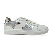 Miss Harper Sneaker in Silver Glitter - Kids - Yosi Samra  - Kids' Sneakers