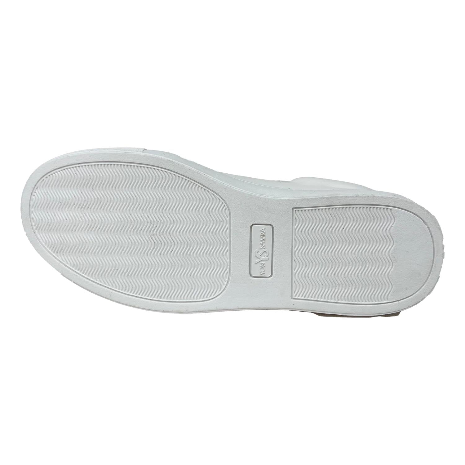Miss Harper Sneaker in White & Gold - Kids - Yosi Samra  - Kids' Sneakers