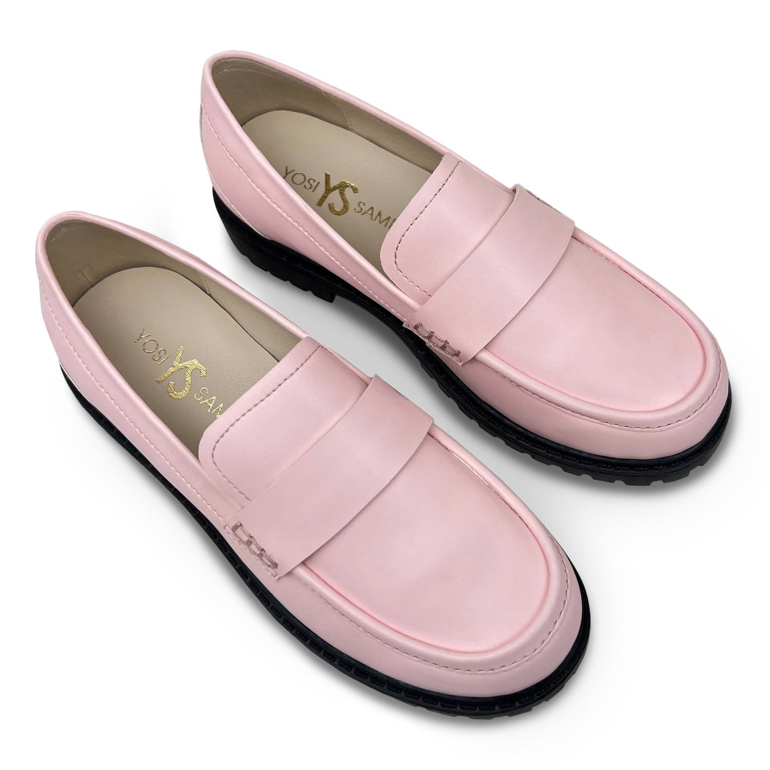 Miss Lydia Loafer in Pink - Kids - Yosi Samra  - Kids' Flats