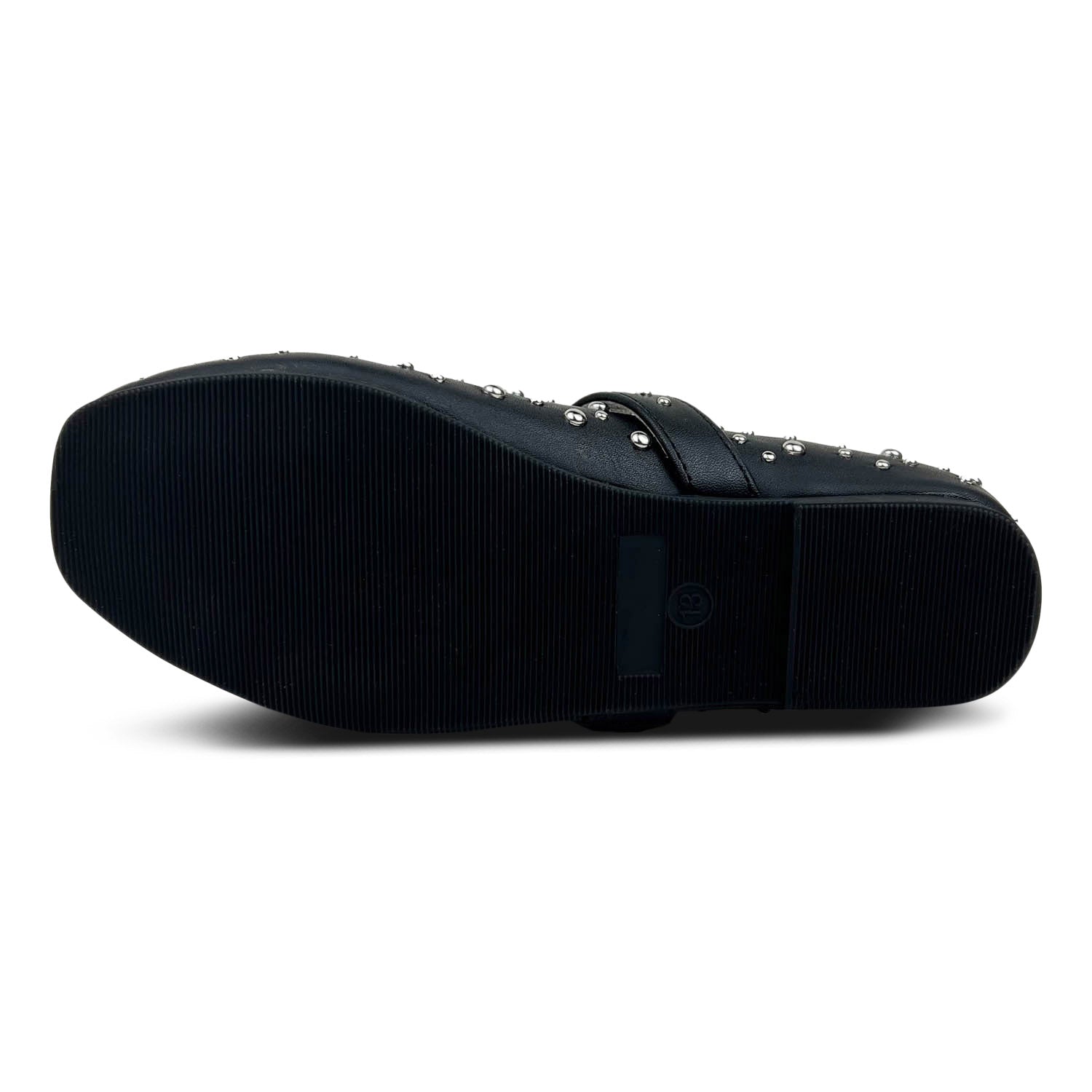 Miss Sadie Ballet Flat in Black Studs - Kids - Yosi Samra  - Kids' Flats