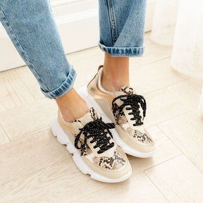 Palmer Sneaker in Natural Multi