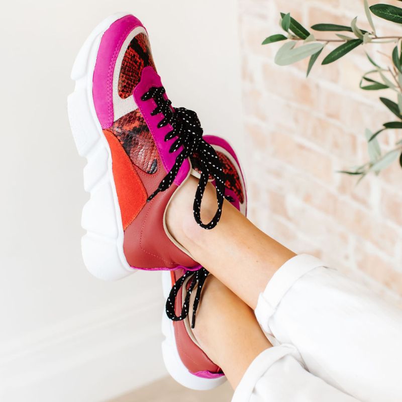 Palmer Sneaker in Pink Multi