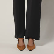 Ryder Heel in Camel Suede