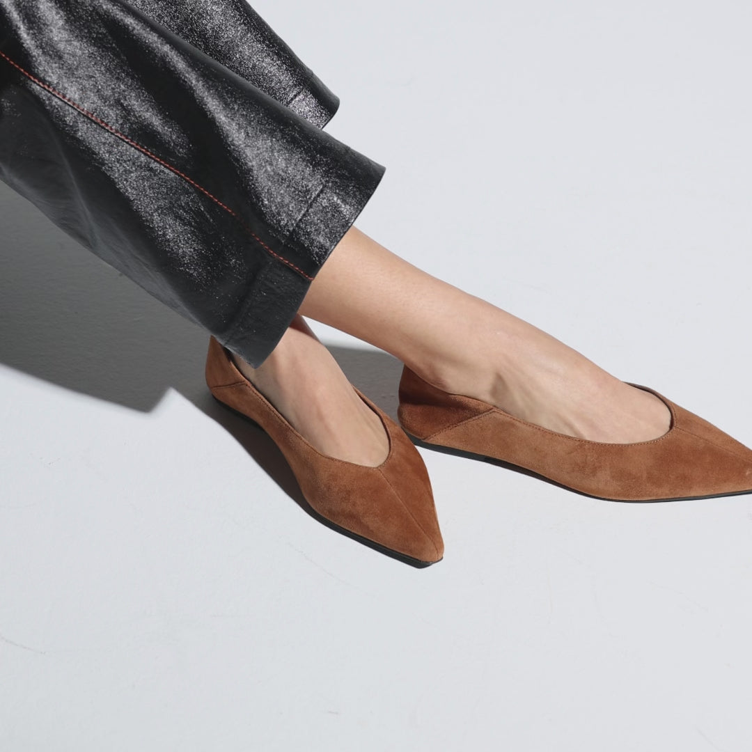 Bowery Flat in Whiskey Suede