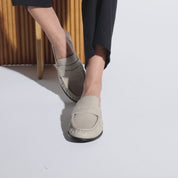 Camden Loafer in Taupe Eel Leather