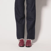 Camden Mule Loafer in Burgundy Leather