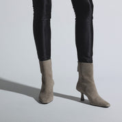 Hudson Boot in Taupe Suede