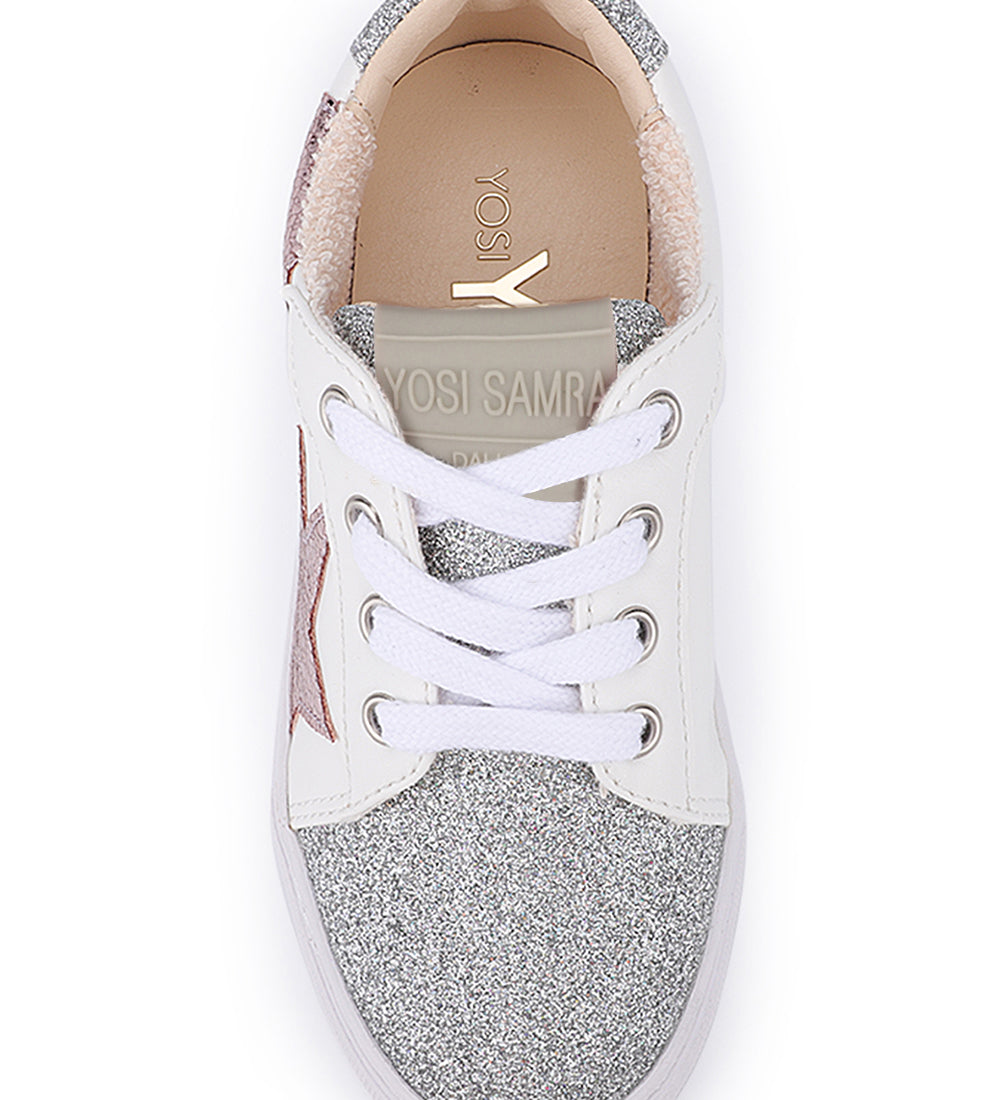  Silver Glitter - Yosi Samra  - Kids' Sneakers