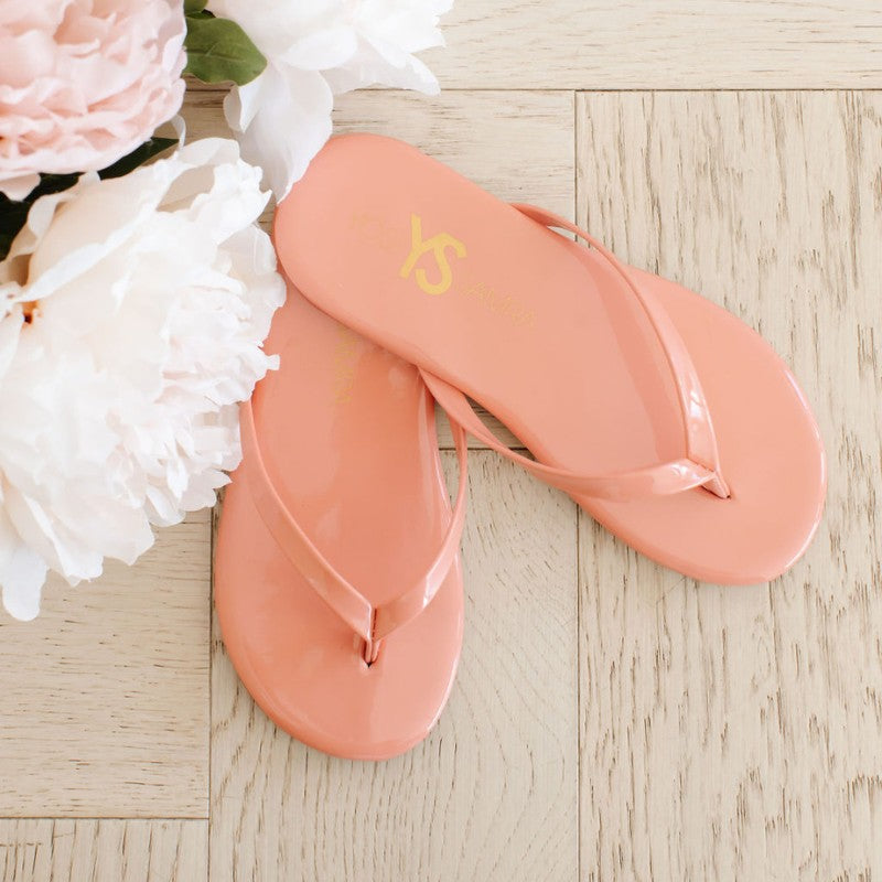 Miss Rivington Flip Flop in Peach - Kids - Yosi Samra  - Kids' Sandals