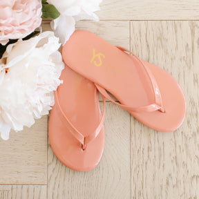 Miss Rivington Flip Flop in Peach - Kids