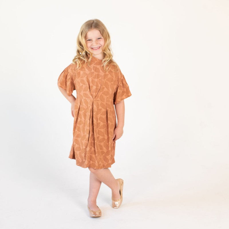 Miss Samara Ballet Flat in Rose Gold Metallic - Kids