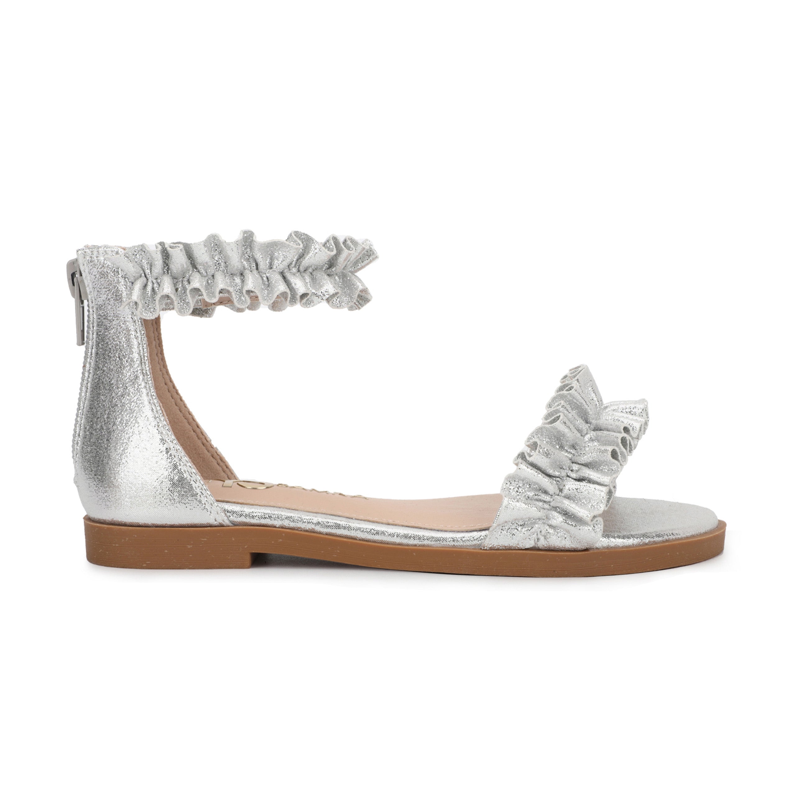 Miss Ava Sandal in Silver - Kids - Yosi Samra  - Kids' Sandals
