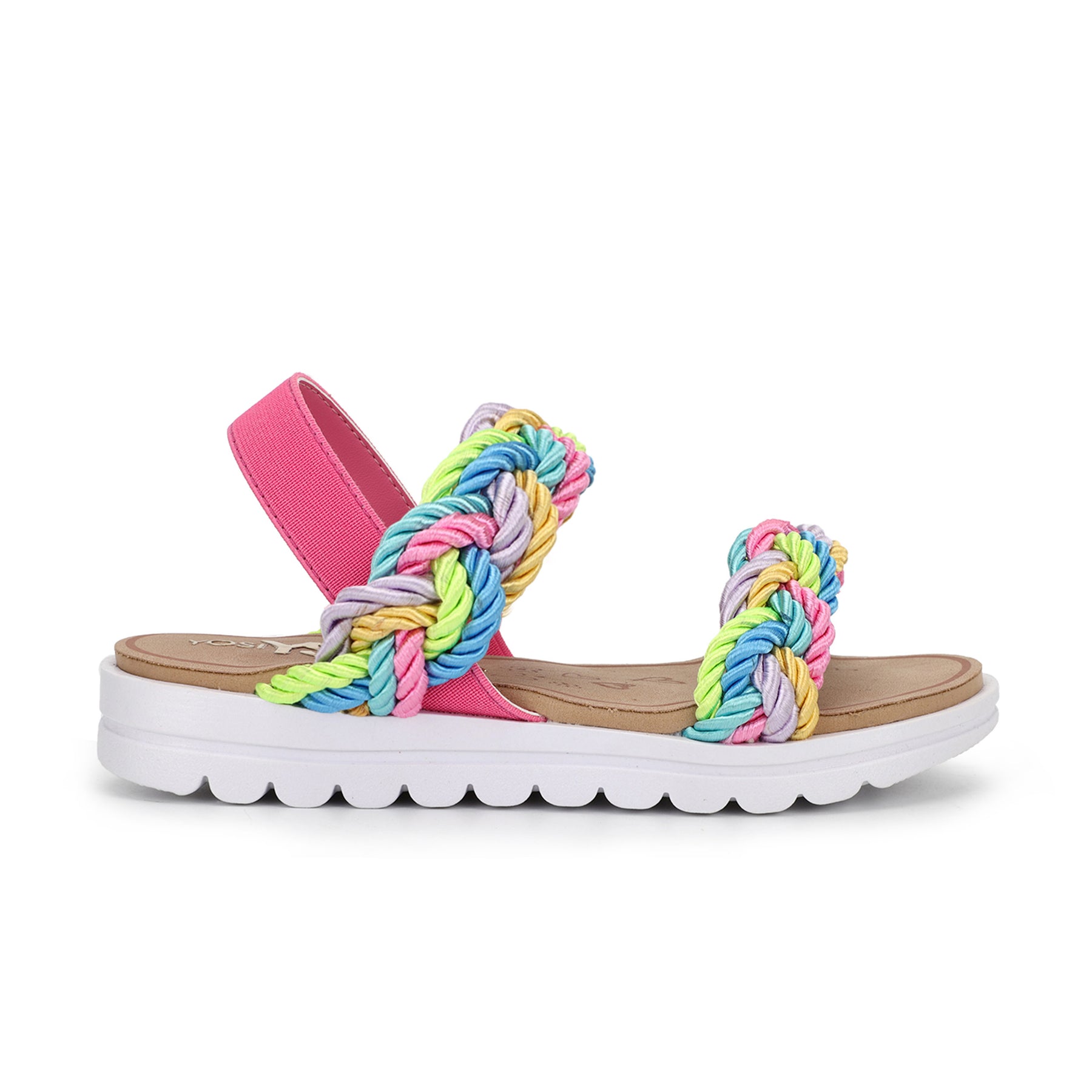 Miss Bradie Rope Sandal in Multi - Kids