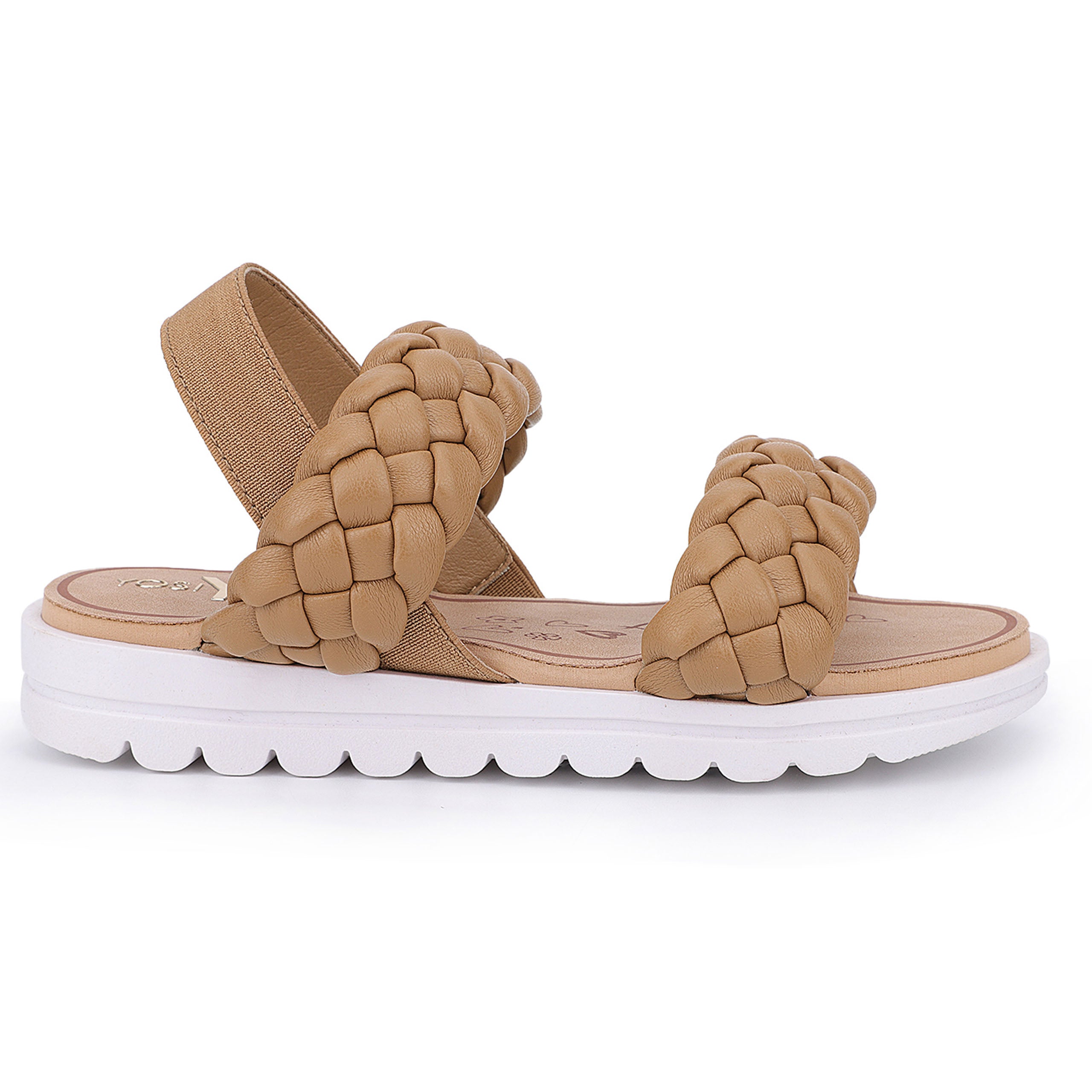 Miss Bradie Slingback Sandal in Tan - Kids - Yosi Samra  - Kids' Sandals