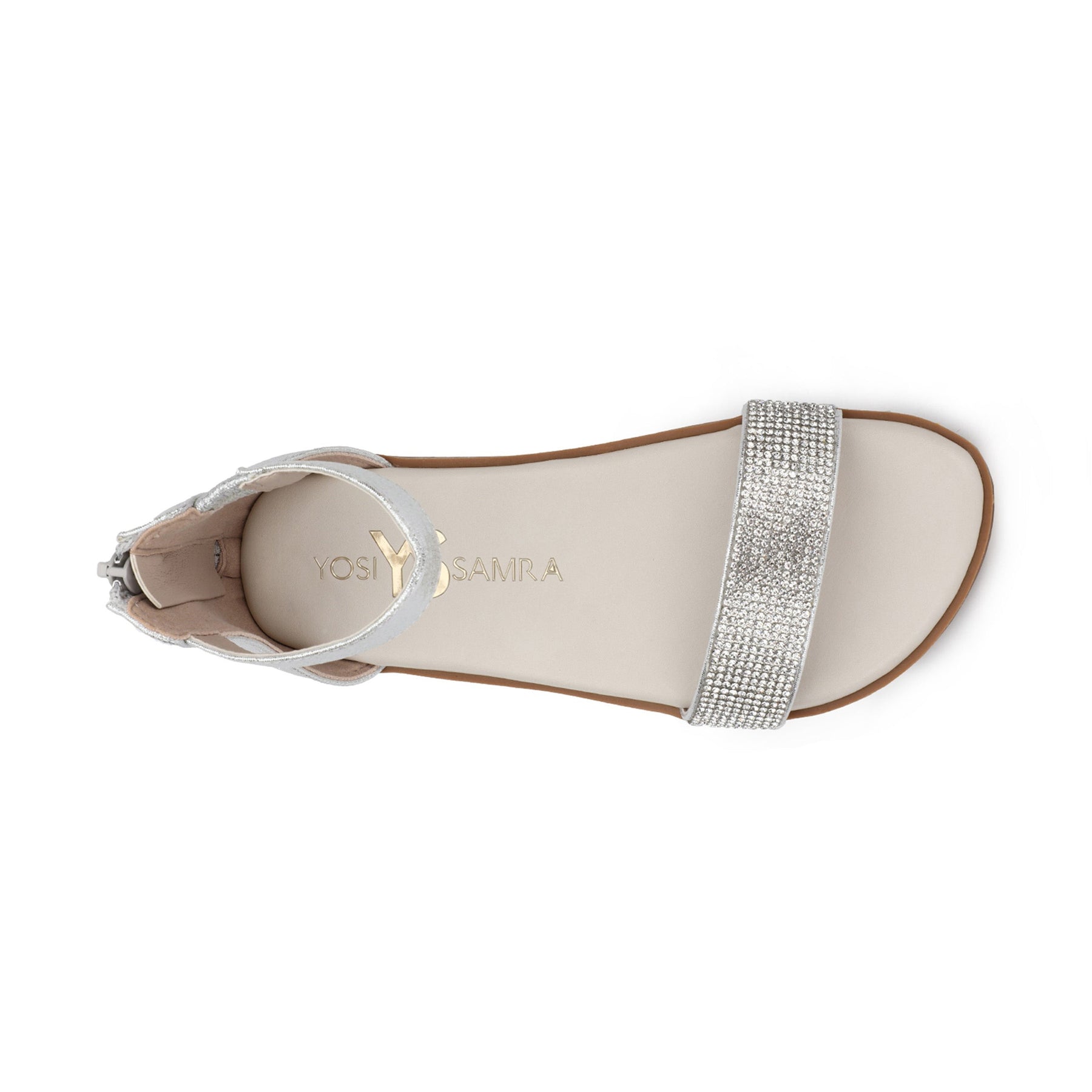 Miss Cambelle Glam Sandal in Silver - Kids