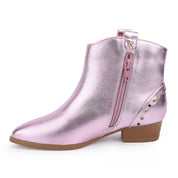 Miss Dallas Gem Western Boot in Pink - Kids - Yosi Samra  - Kids' Boots
