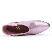 Miss Dallas Gem Western Boot in Pink - Kids - Yosi Samra  - Kids' Boots