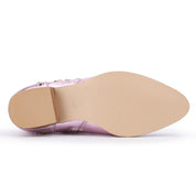Miss Dallas Gem Western Boot in Pink - Kids - Yosi Samra  - Kids' Boots