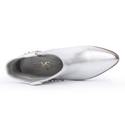 Miss Dallas Gem Western Boot in Silver - Kids - Yosi Samra  - Kids' Boots
