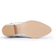 Miss Dallas Gem Western Boot in Silver - Kids - Yosi Samra  - Kids' Boots