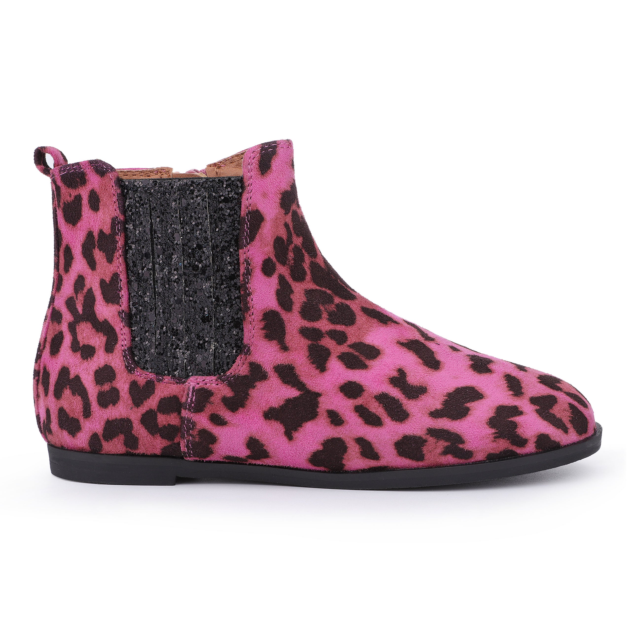 Miss Mollie Boot in Pink Leopard - Kids