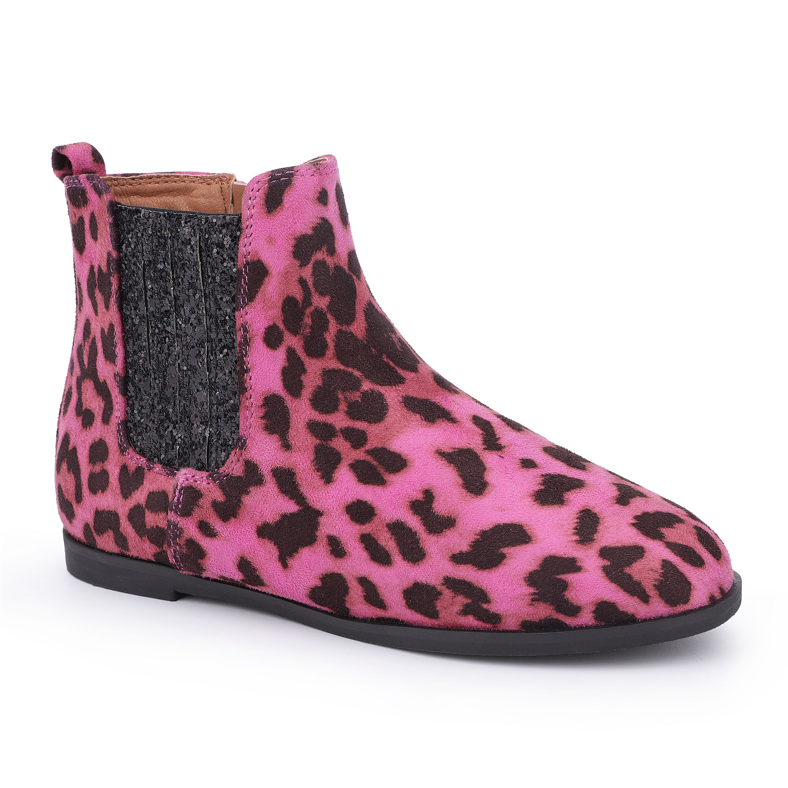 Miss Mollie Boot in Pink Leopard - Kids