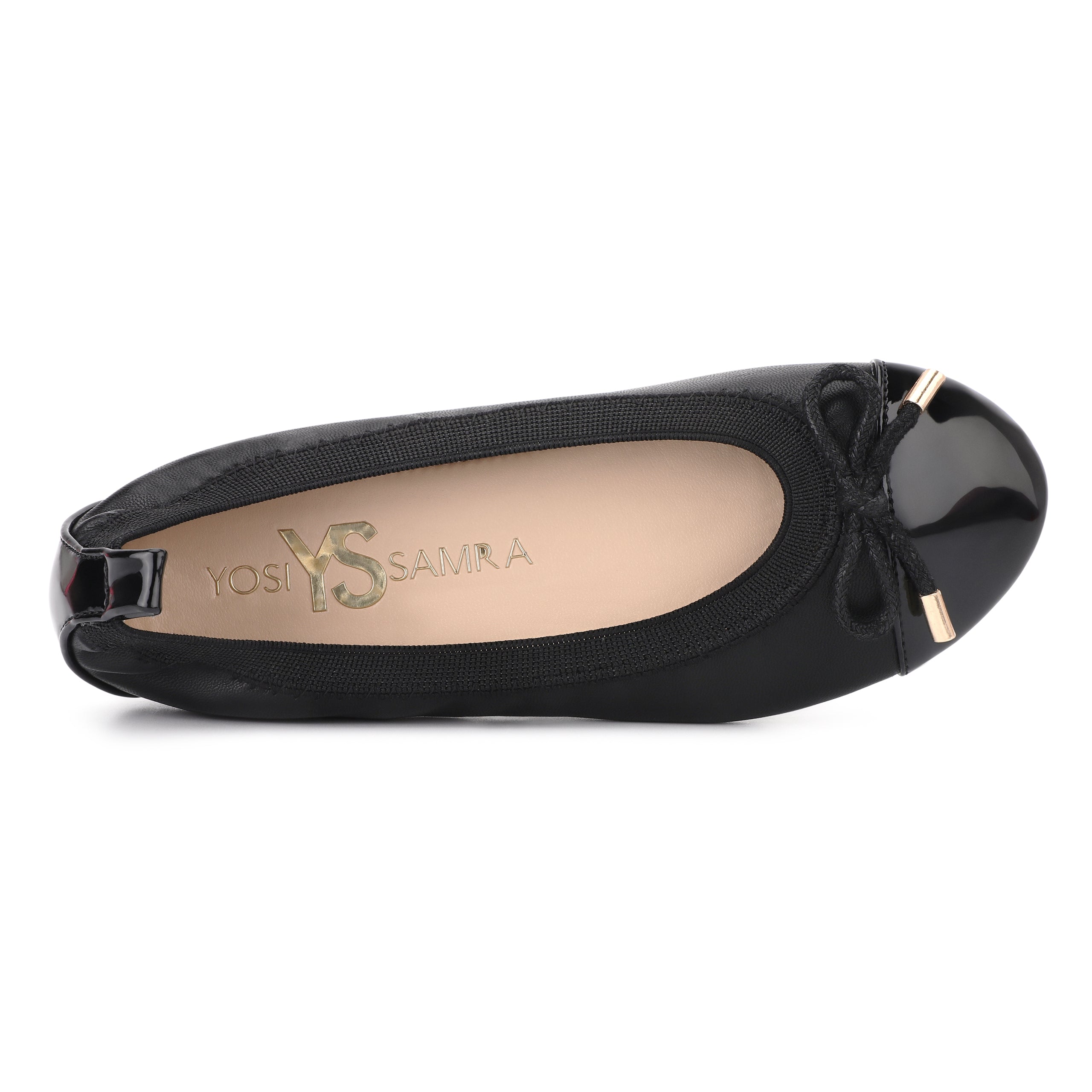 Miss Samantha Ballet Flat in Black - Kids - Yosi Samra  - Kids' Flats