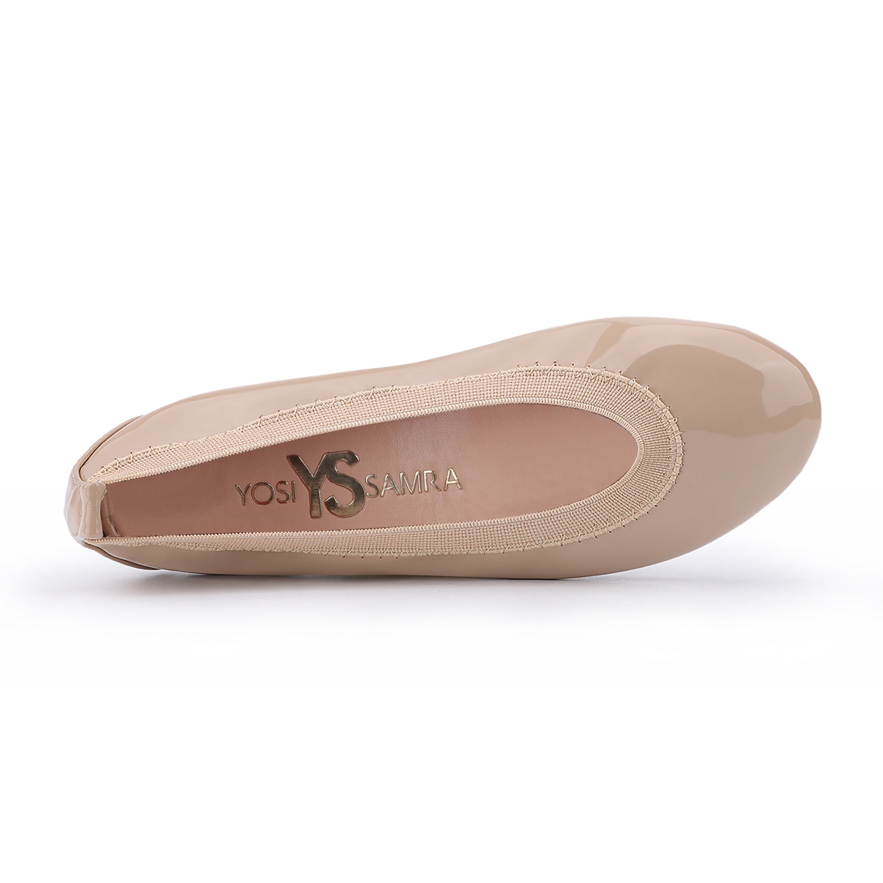 Miss Samara Ballet Flat in Blush Patent - Kids