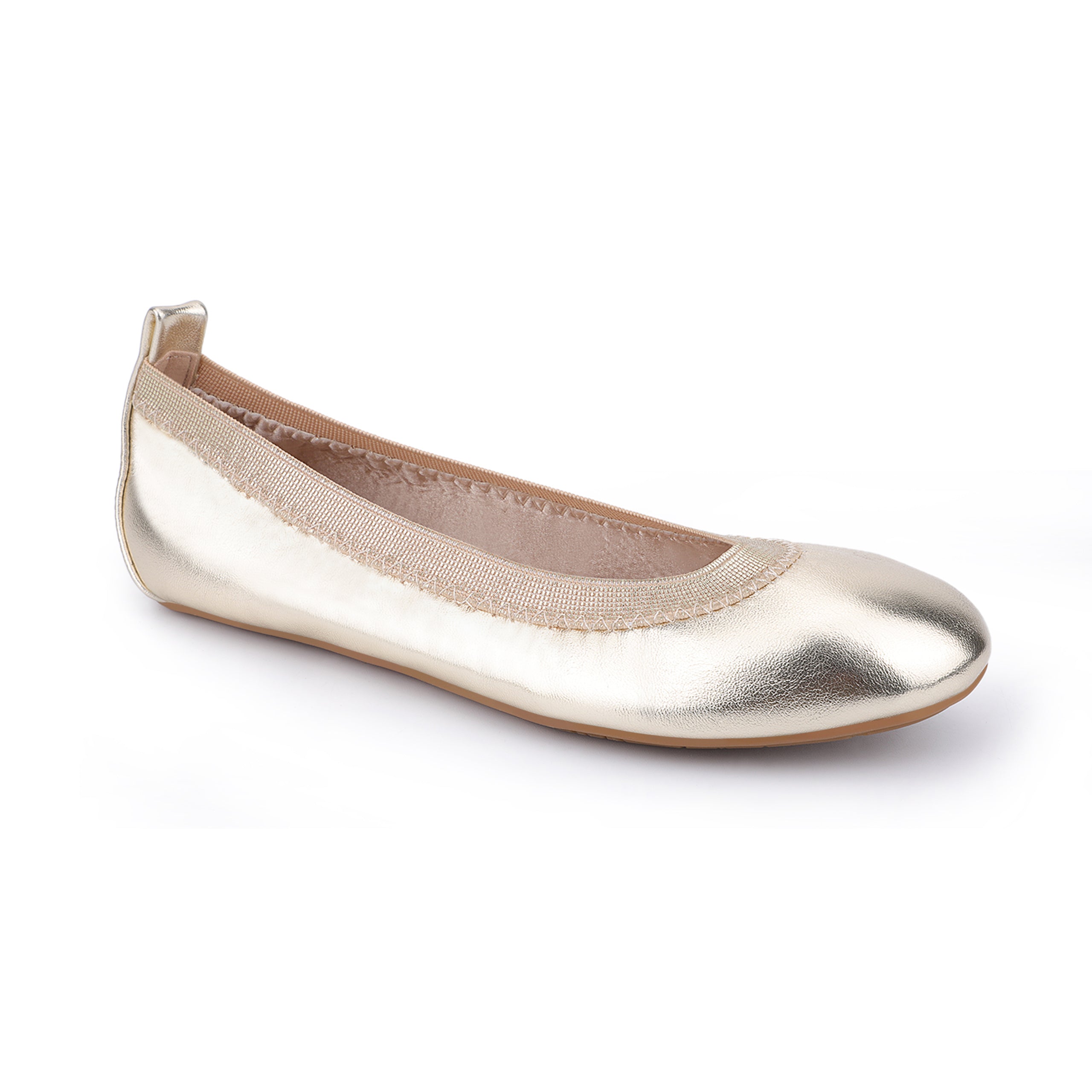 Miss Samara Ballet Flat in Gold - Kids - Yosi Samra  - Kids' Flats