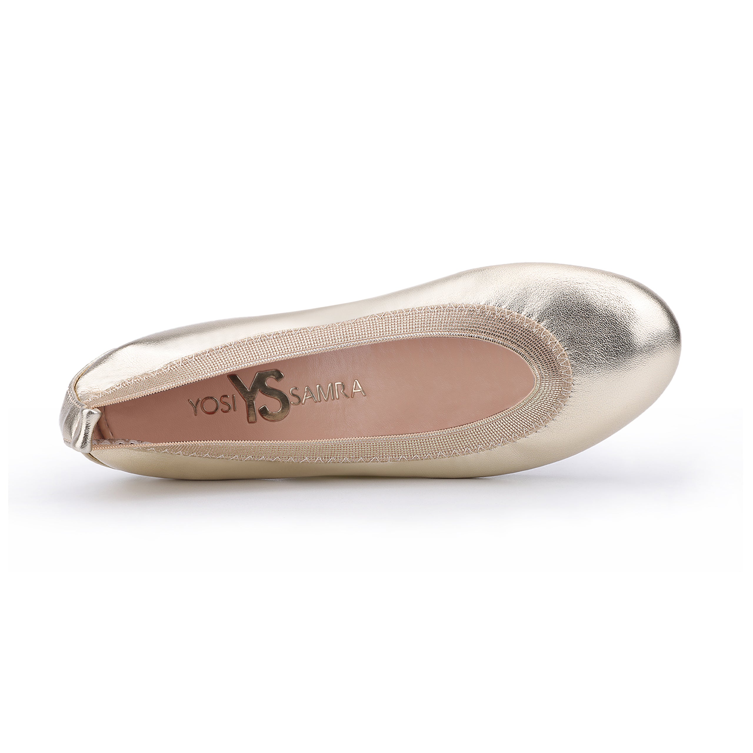 Miss Samara Ballet Flat in Gold - Kids - Yosi Samra  - Kids' Flats