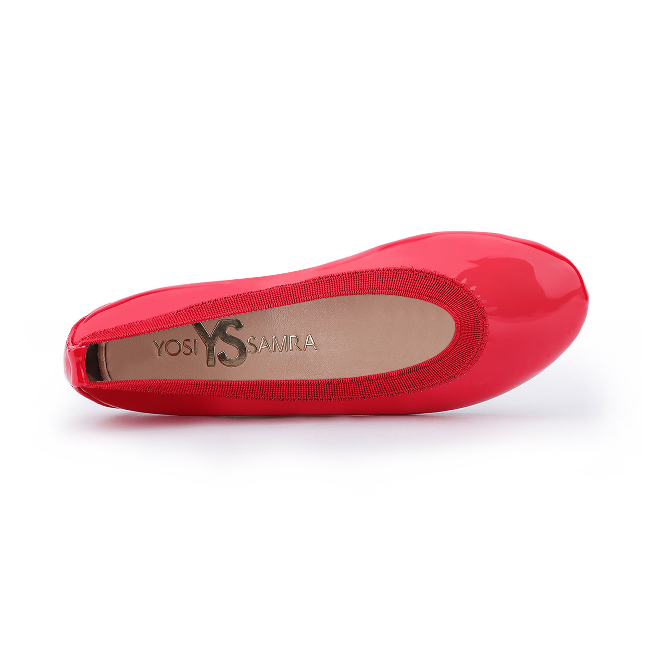 Miss Samara Ballet Flat in Red Patent - Kids - Yosi Samra  - Kids' Flats