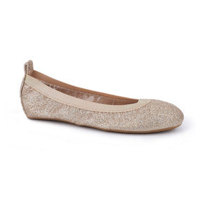 Miss Samara Ballet Flat in Gold Glitter - Kids