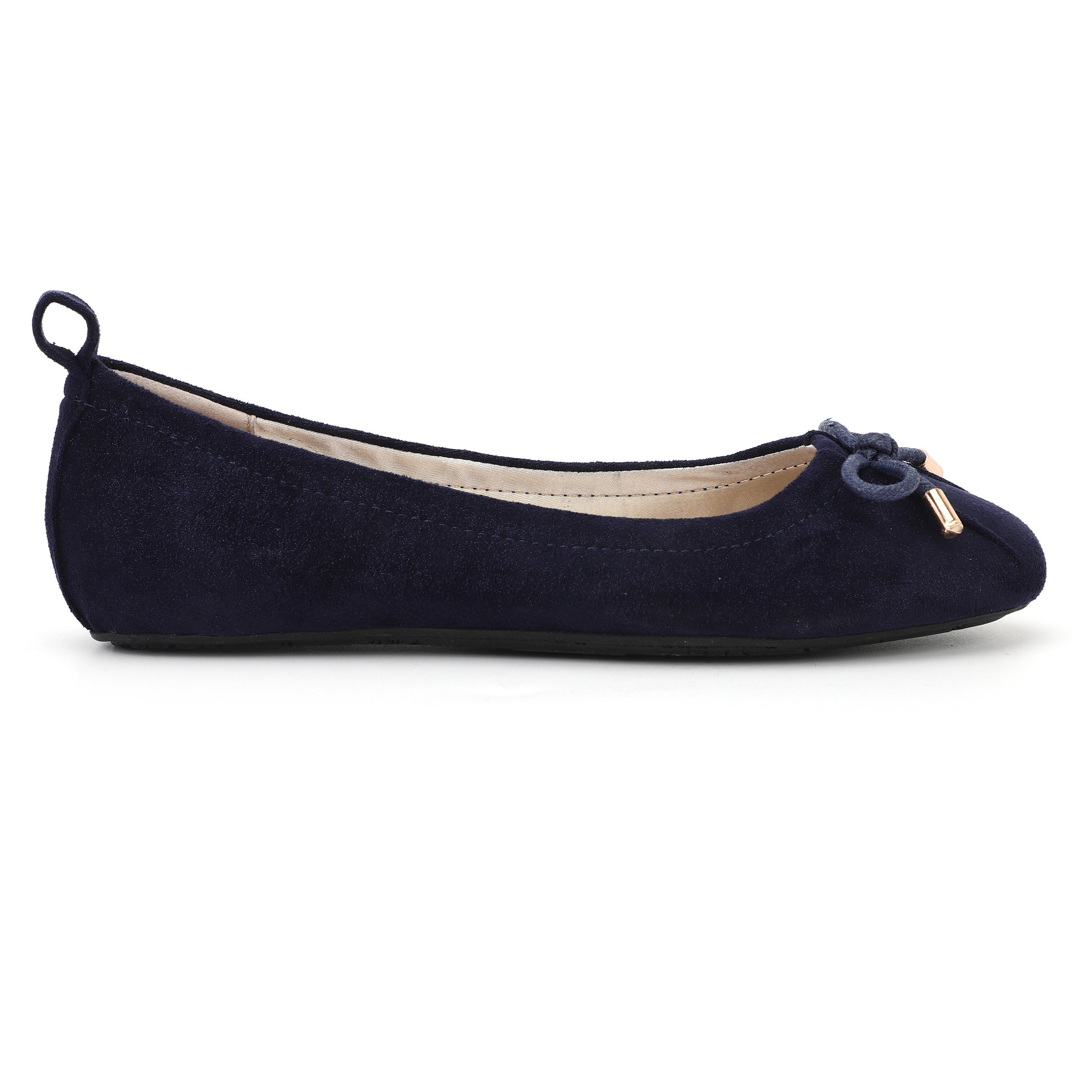 Miss Sheila Ballet Flat in Midnight Blue - Kids - Yosi Samra  - Kids' Flats