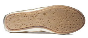 miss samara gold metallic ballet flat yosi samra