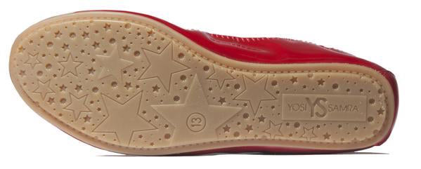 miss samara red patent ballet flat yosi samra kids