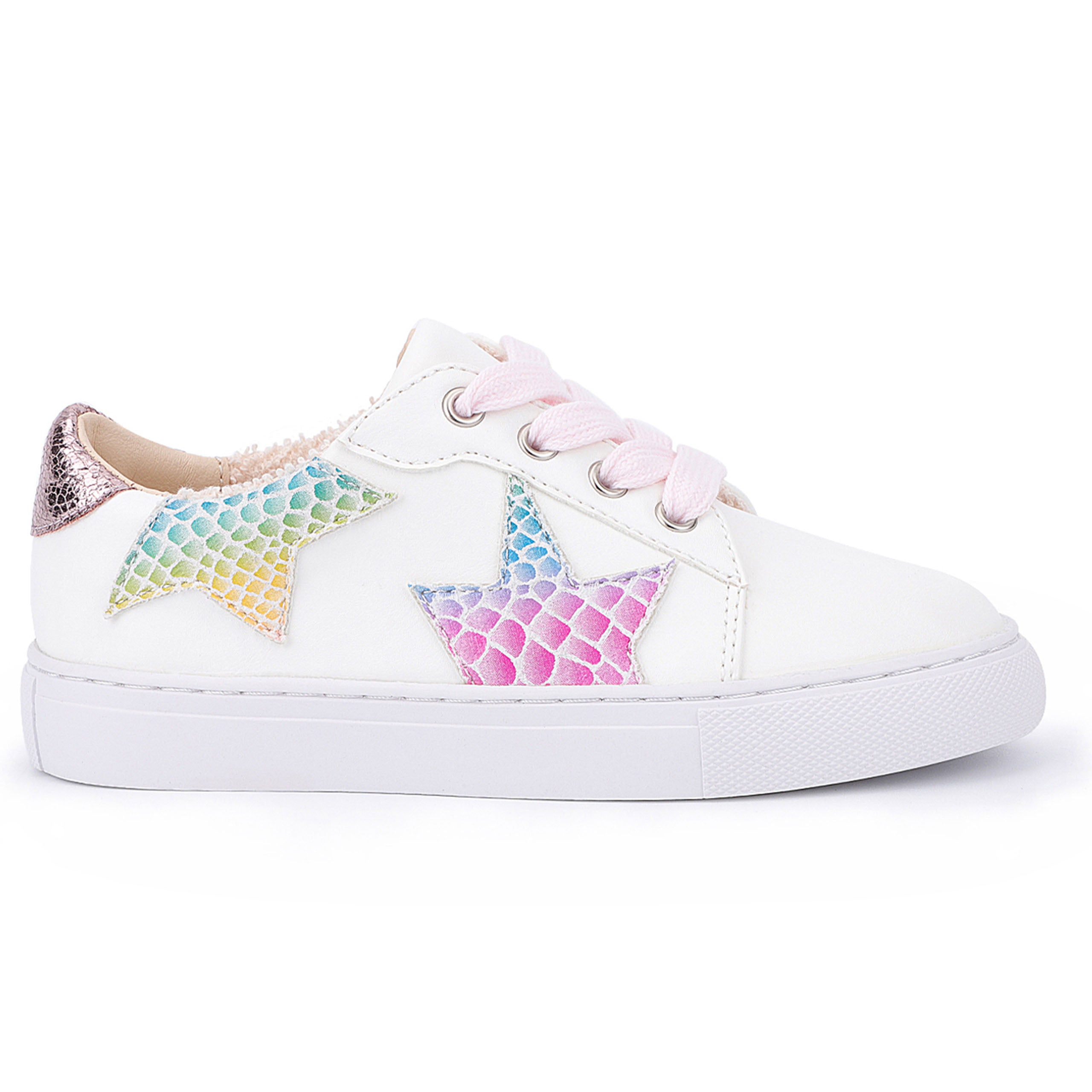 Miss Harper Sneaker in Rainbow Snake Print - Kids - Yosi Samra  - Kids' Sneakers