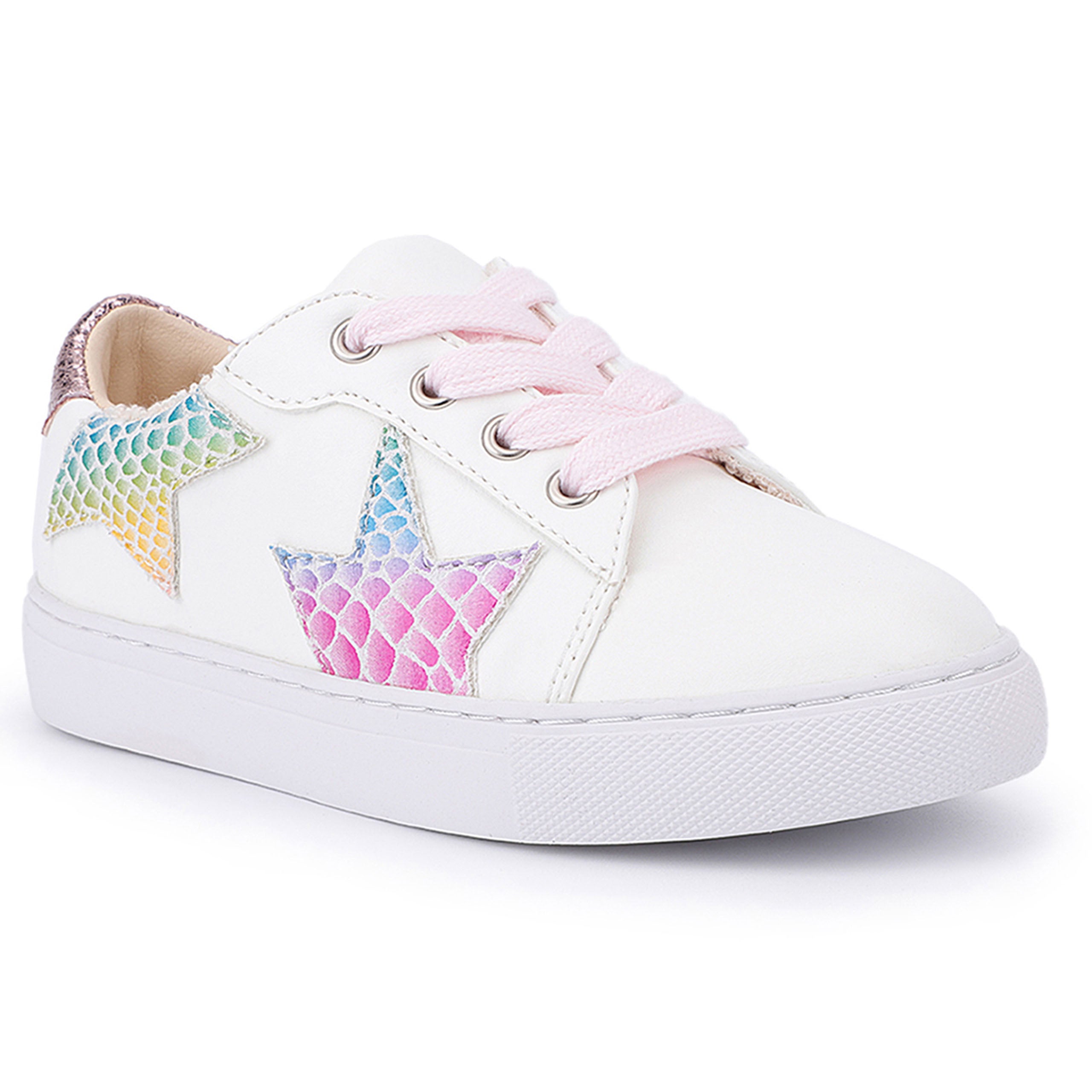 Miss Harper Sneaker in Rainbow Snake Print - Kids - Yosi Samra  - Kids' Sneakers