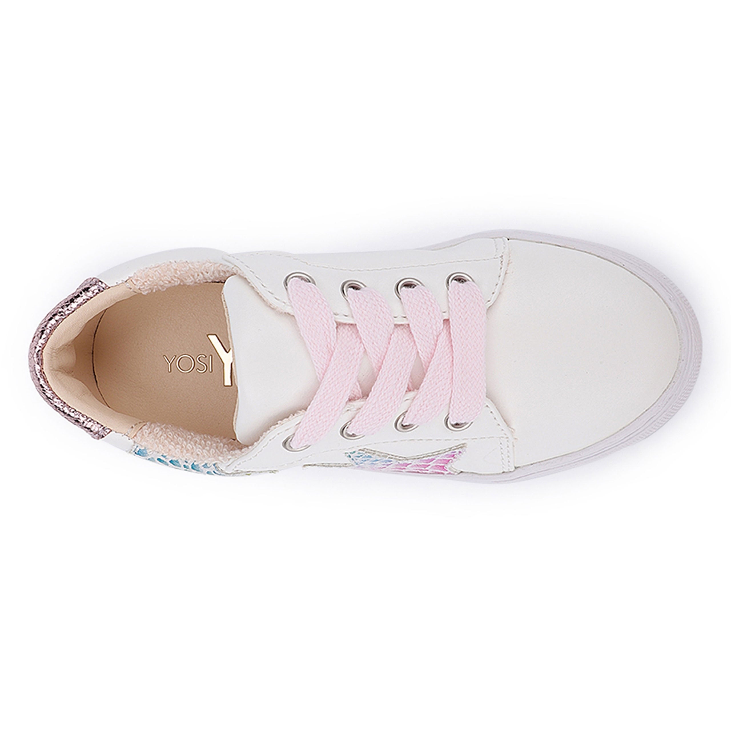 Miss Harper Sneaker in Rainbow Snake Print - Kids - Yosi Samra  - Kids' Sneakers