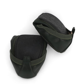 Nina Foldable Ballet Flat in Hunter Green PETA-Approved Vegan Leather
