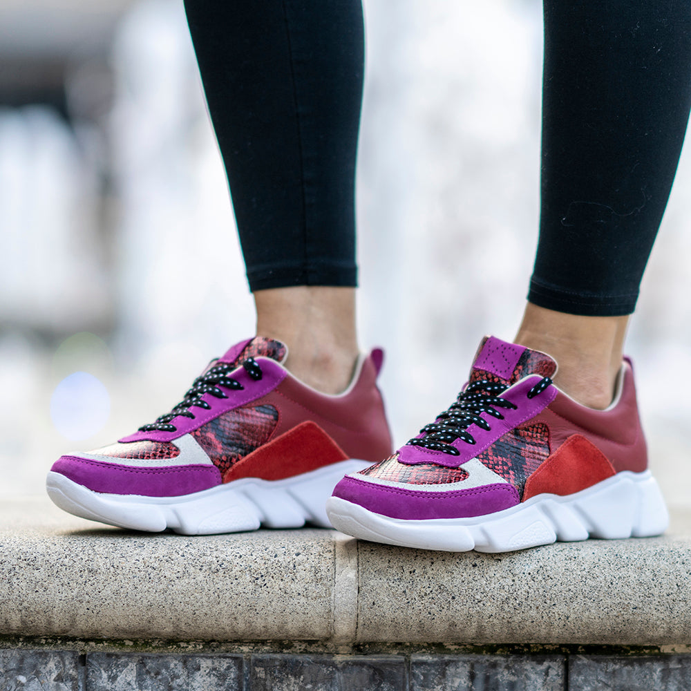 Palmer Sneaker in Pink Multi